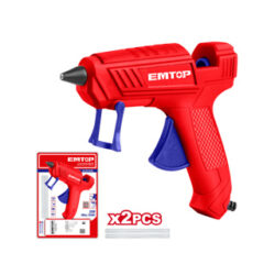 0015776_1 EMTOP PISTOLA DE SILICON 110V ULGGU1401 (INCLUYE 2 BARRAS DE SILICON)