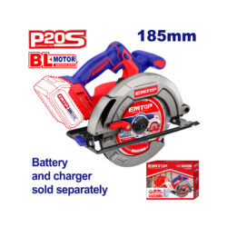 EMTOP SIERRA CIRCULAR 7" (185 MM) 4800RPM 20V INALAMBRICA ELCS1851 (NO INCLUYE CARGADOR Y BATERIA)