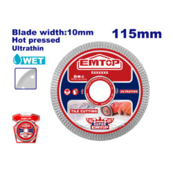 0015303_1 (1) EMTOP DISCO DE CORTE DIAMANTADO ULTRAFINO 4-1/2"‚ EDDCH81151