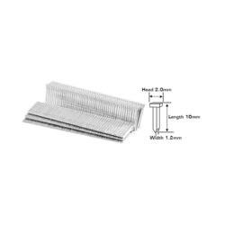 EMTOP CLAVO PARA CLAVADORA NEUMATICA BRAD 3/8" (10 MM) CALIBRE 18 ENAL0310 (5000 POR PAQUETE)