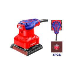 EMTOP LIJADORA 240W 14000RPM CON 5 LIJAS DE PAPEL ULFSR2401