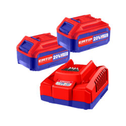 0016740_1 EMTOP 2 BATERIAS Y CARGADOR 20V 4AH EBPK2002 + ULFCR20411