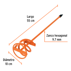 REV-10+FC2 REVOLVEDOR DE PUNTIRA 10CM X 55CM ALRGO TRUPER REV-10 15824